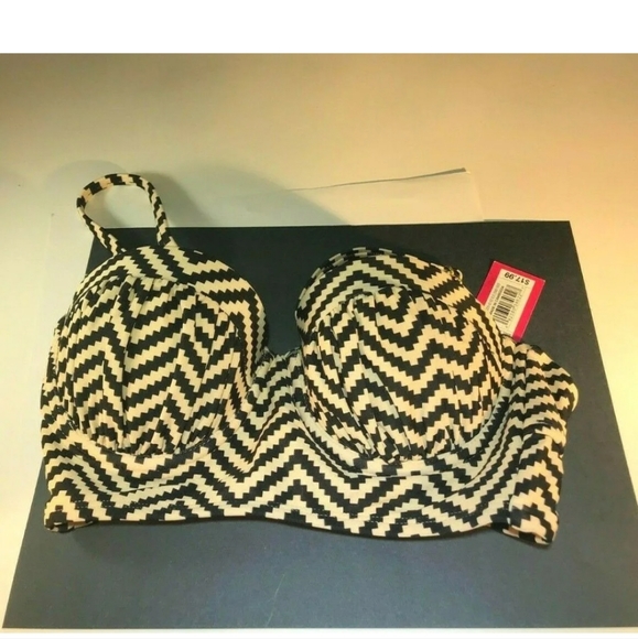 Xhilaration Target Brand Swimsuit Padded Push-Up Bikini Top - Picture 3 of 6